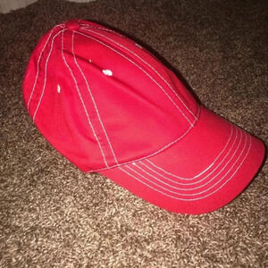 🧾Red baseball cap